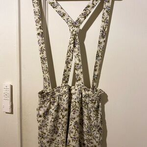 Floral Shorts with Suspenders | Kimchi Blue